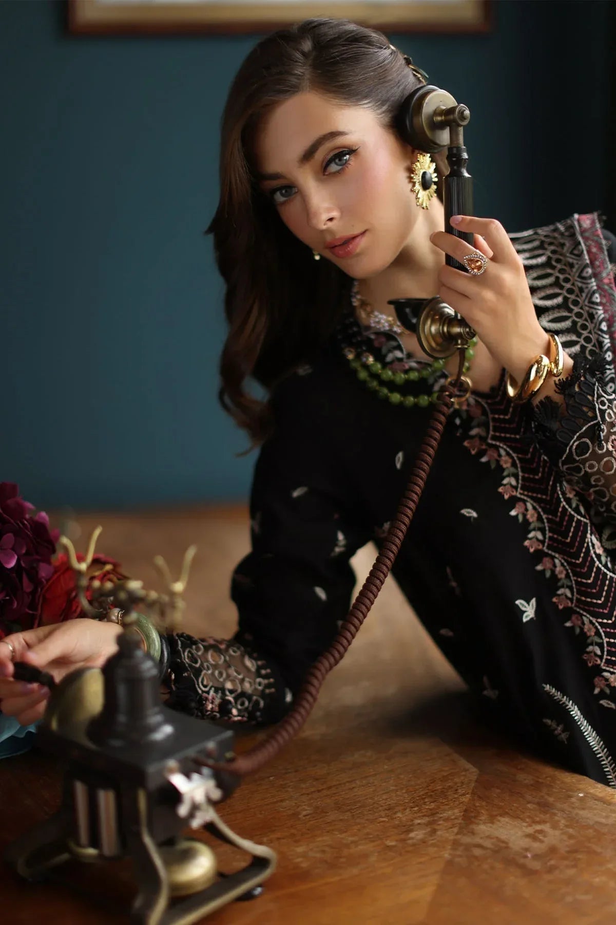 Nureh | Maya Lawn | NS-153 - Aqsa Fabrics