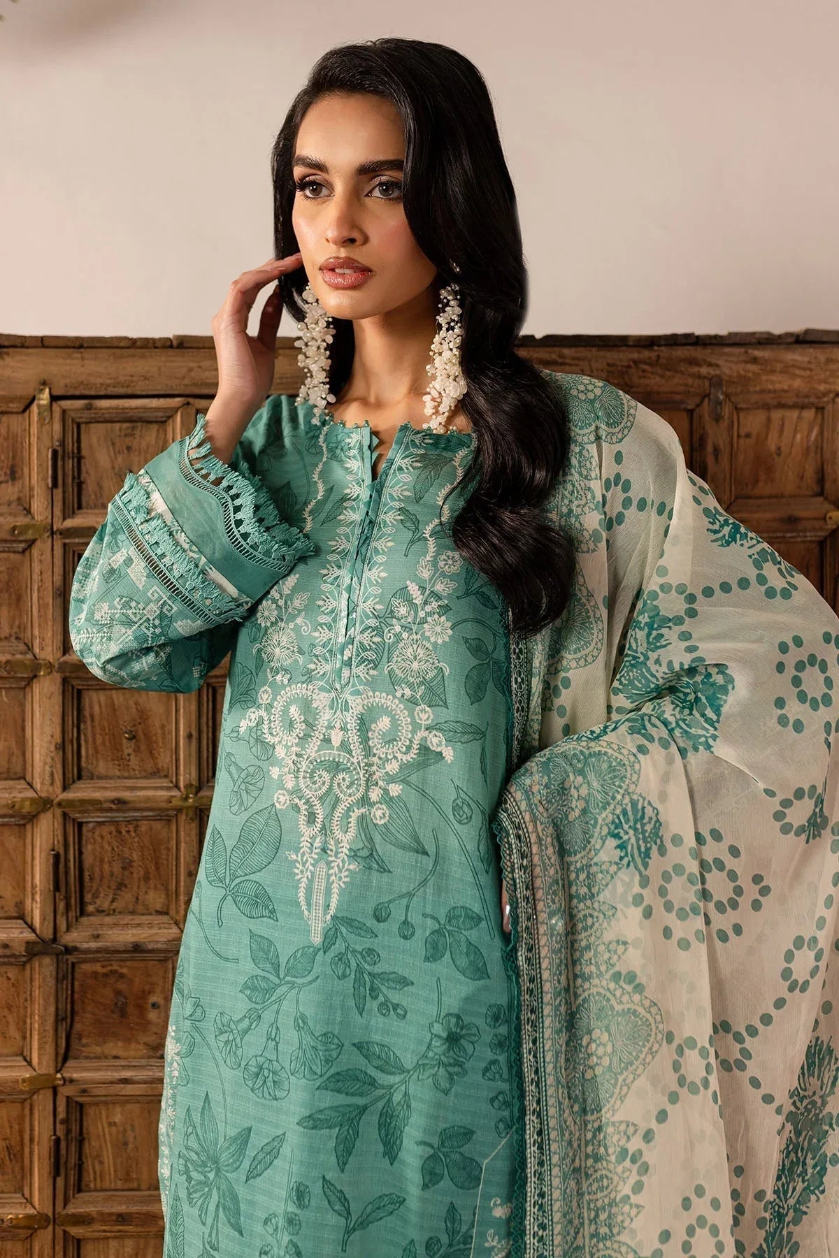 Nureh | Printed lawn 25 | SP-139 - Aqsa Fabrics