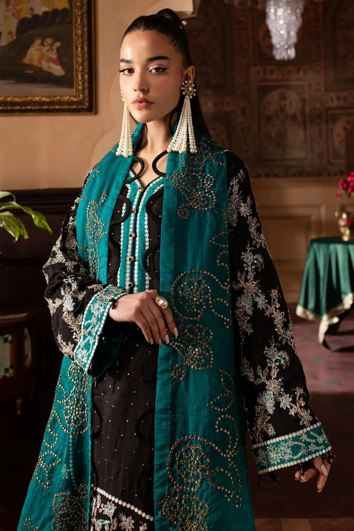 Nureh | Nur Mahal Formals |  NE-140 - Aqsa Fabrics