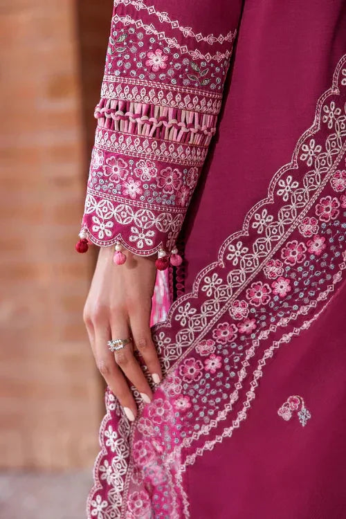 Farasha | Kaavish Lawn 24 | ROSY SOMBER - Aqsa Fabrics