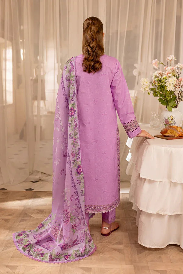Farasha | Seraya Lawn 24 | VOILET - Aqsa Fabrics