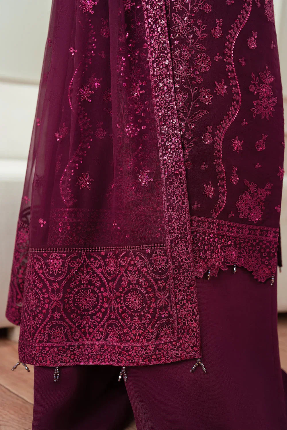 Farasha | Essence Formals 25 | Regal Violet - Aqsa Fabrics