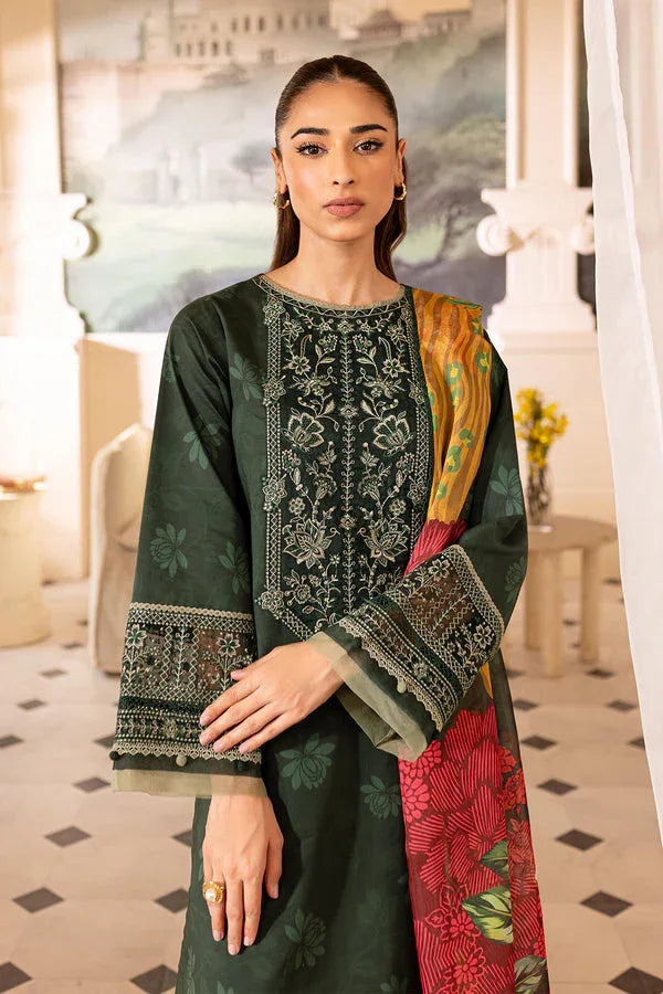 Farasha | Seraya Lawn 24 | JADE - Aqsa Fabrics