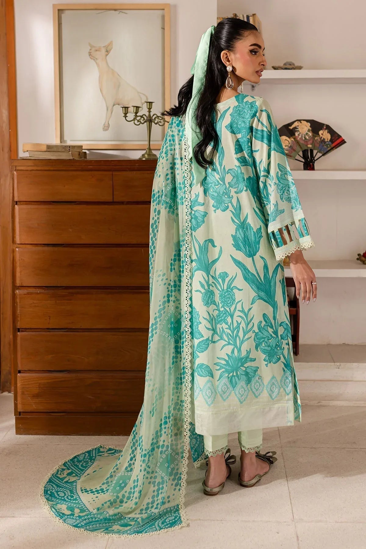Nureh | Printed Lawn 25 | SP-143 - Aqsa Fabrics
