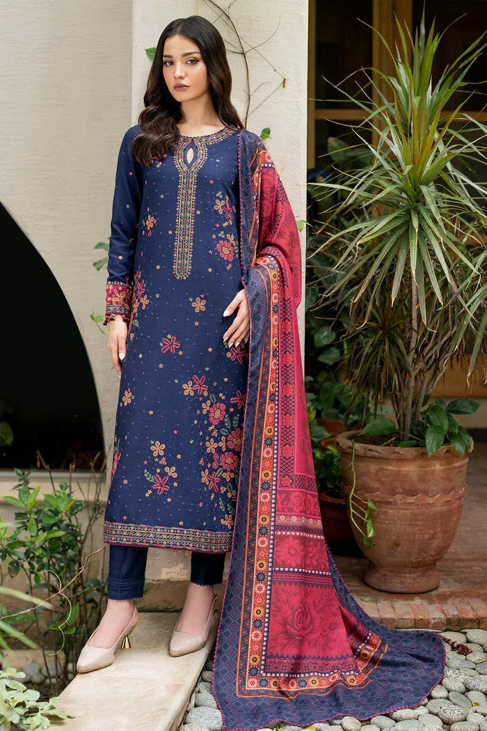 Jazmin | Winter Edition 24 | KHADDAR UW-0051 - Aqsa Fabrics