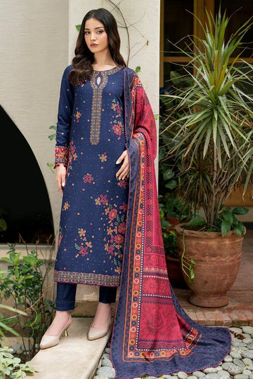 Jazmin | Winter Edition 24 | KHADDAR UW-0051 - Aqsa Fabrics