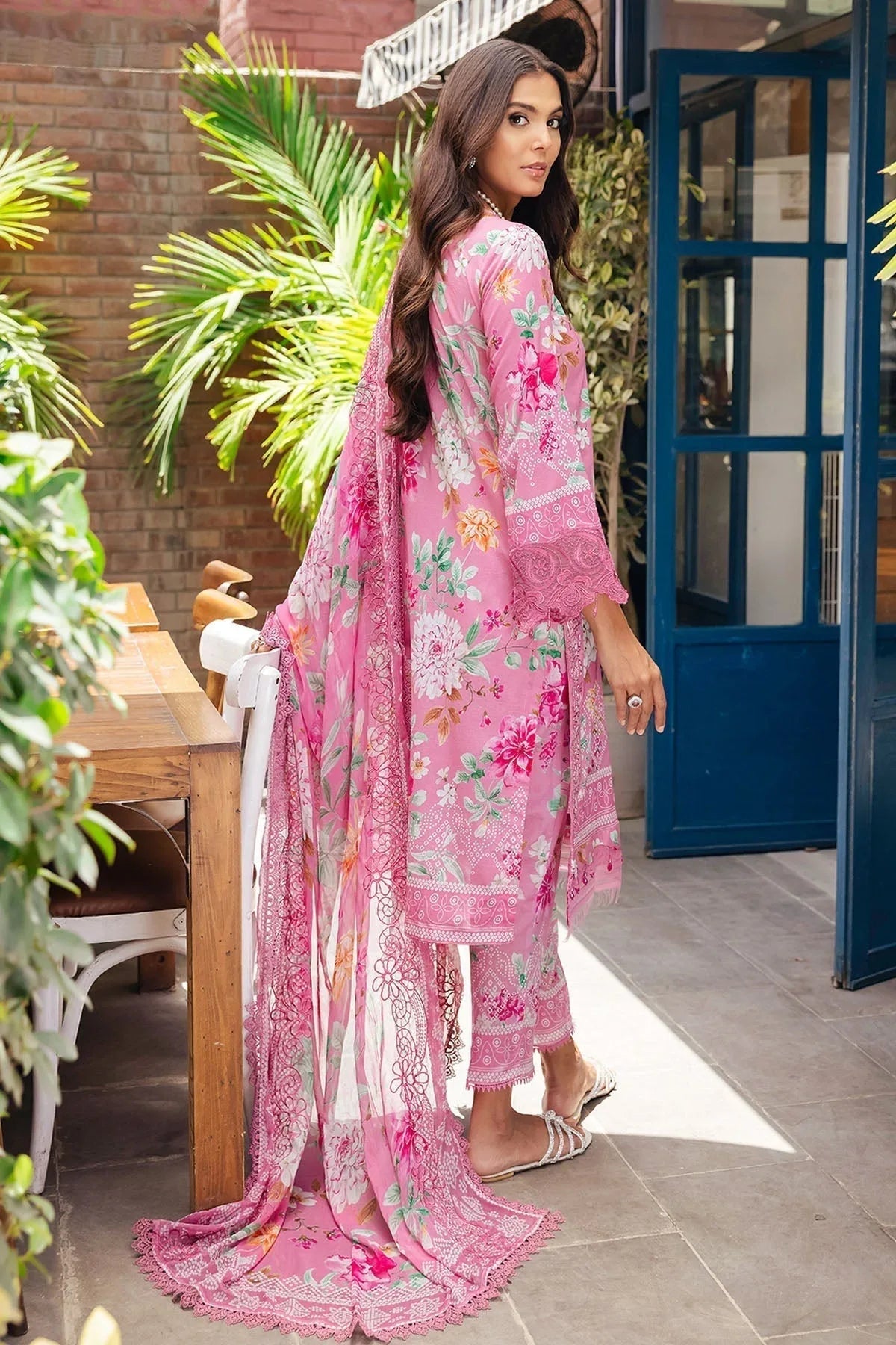 Nureh | Glam Girl Lawn | GL-01 - Aqsa Fabrics