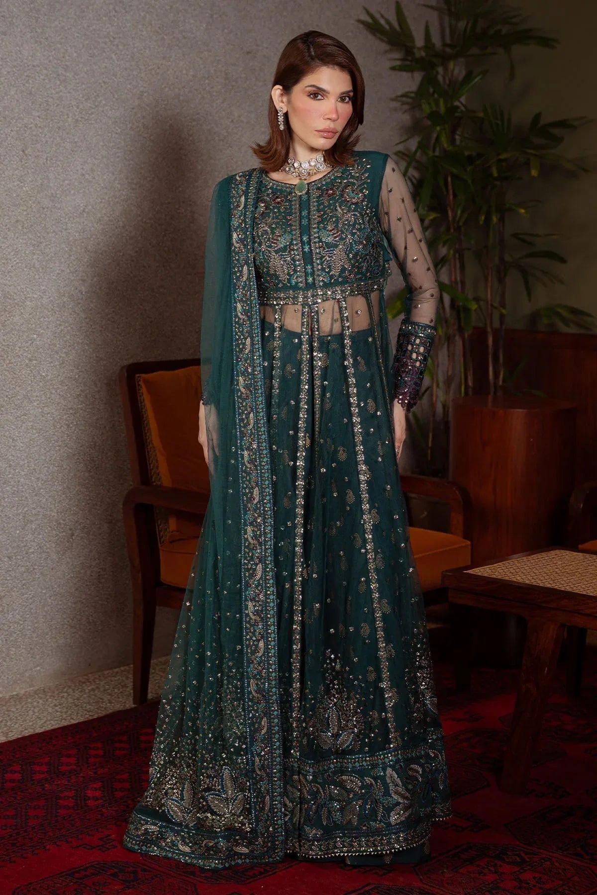 Nureh | Elaya Formals | NEL-84 - Aqsa Fabrics
