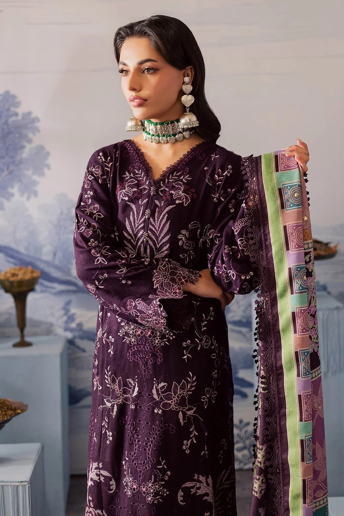 Nureh | Bazaar Luxe 25 | NE-208 - Aqsa Fabrics