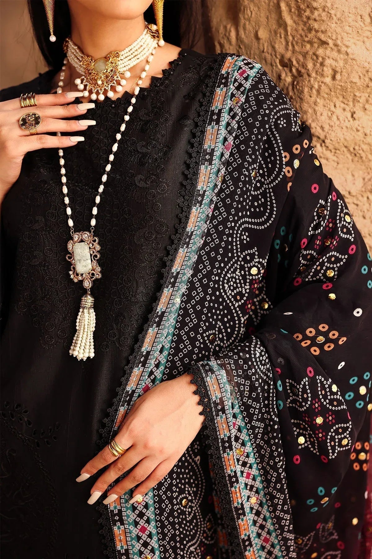 Nureh | Bazaar Lawn | NE-162 - Aqsa Fabrics