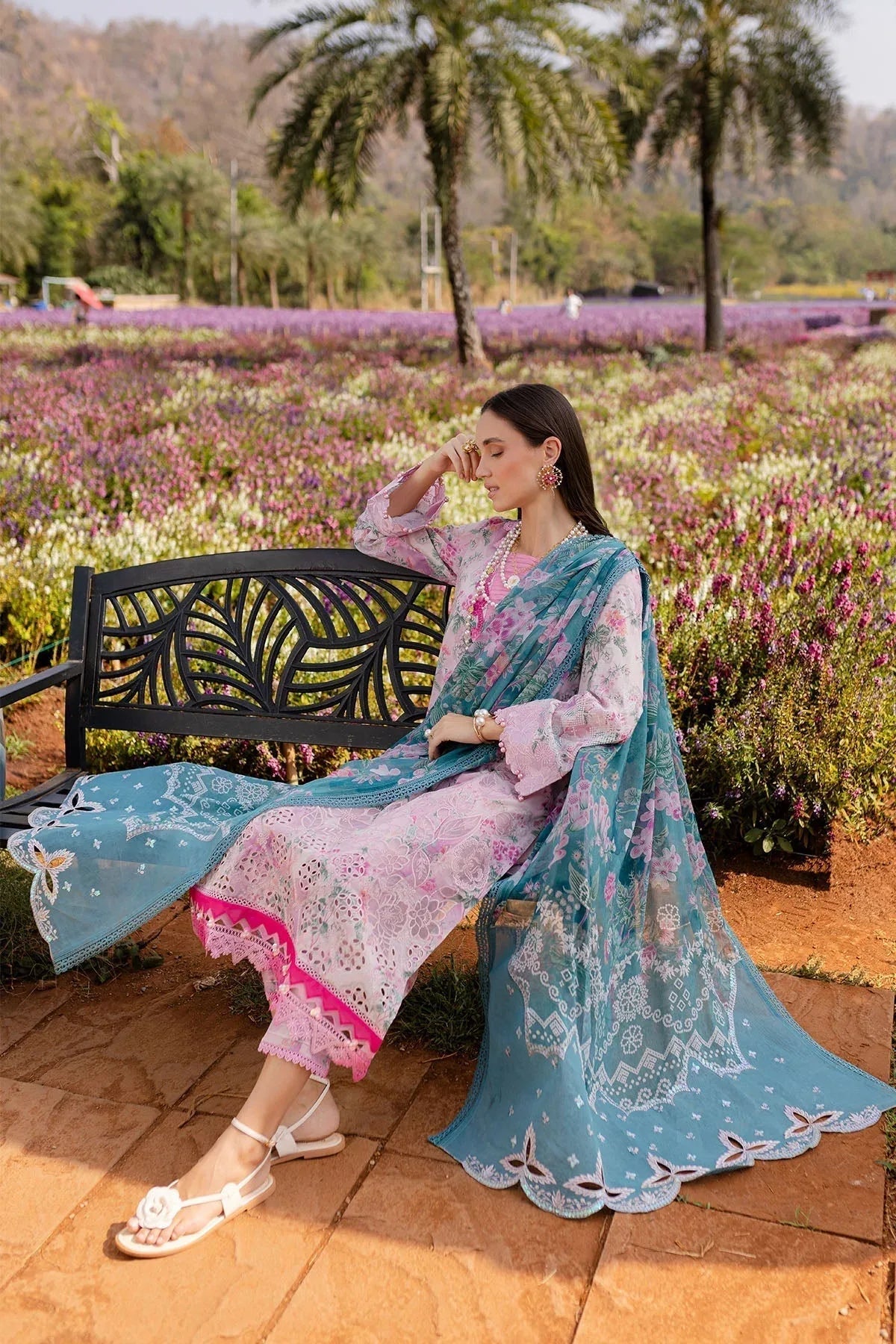 Nureh | Bloom 25 |BL-01 - Aqsa Fabrics