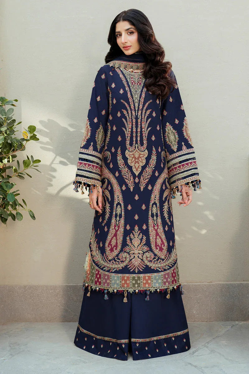 Jazmin | Shahkaar Luxury Lawn 25 | SL25-D8 - Aqsa Fabrics
