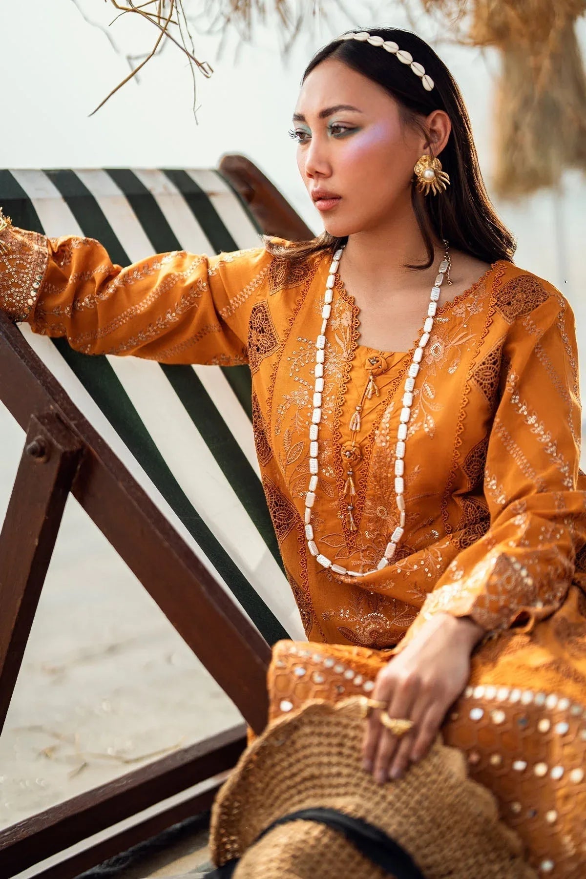 Nureh | Khuwab Luxury Lawn | NE-149 - Aqsa Fabrics