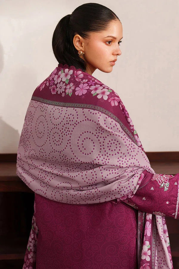 Farasha | Meline Premium Viscose 25 | Berry Blush - Aqsa Fabrics