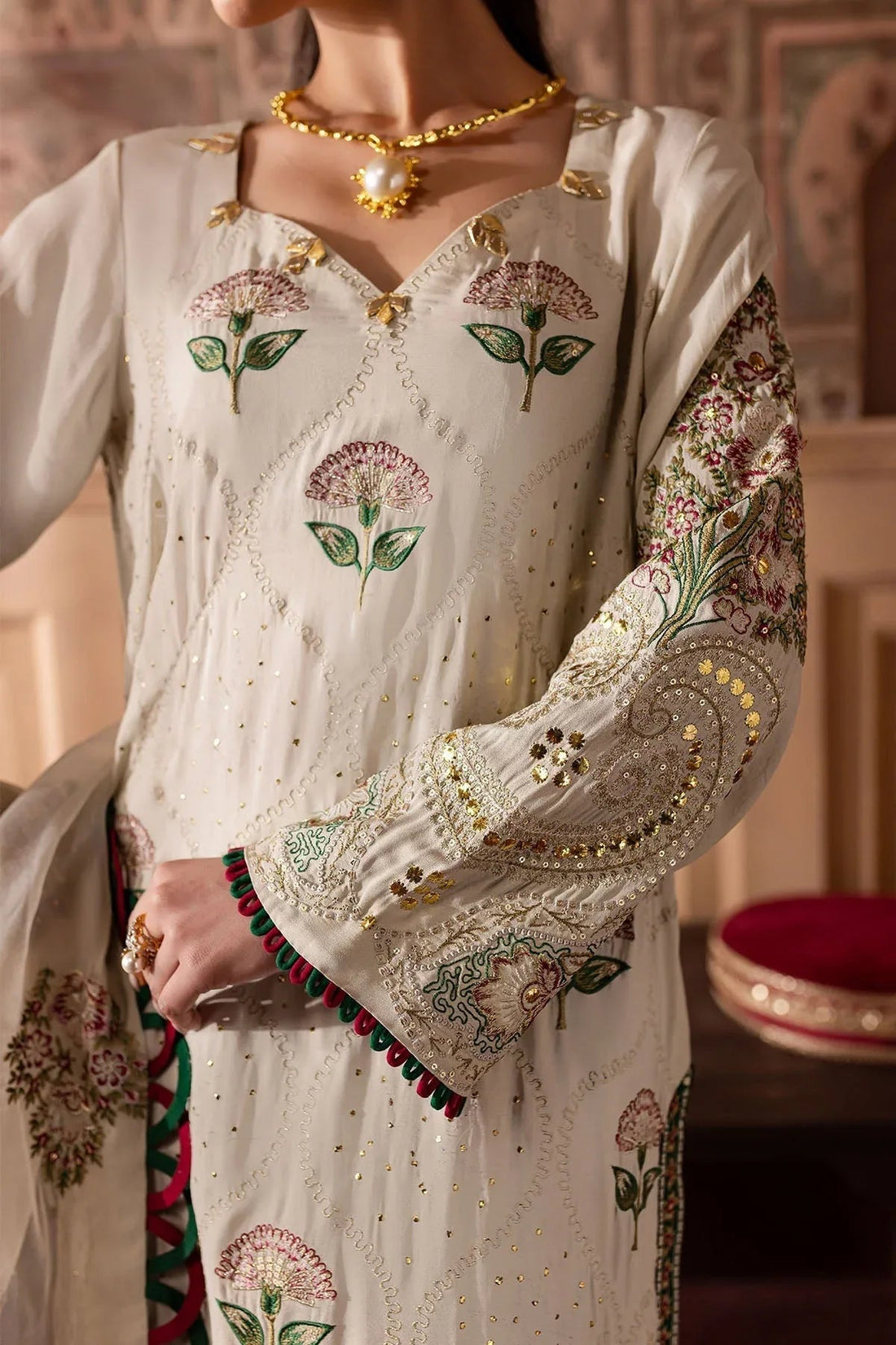 Nureh | Nur Mahal Formals | NE-139 - Aqsa Fabrics