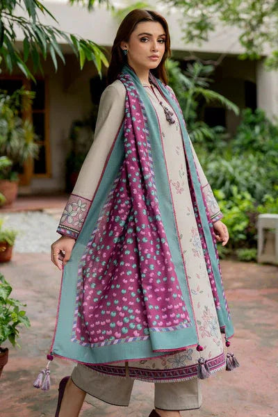 Jazmin | Winter Edition 24 | KHADDAR UW-0052 - Aqsa Fabrics