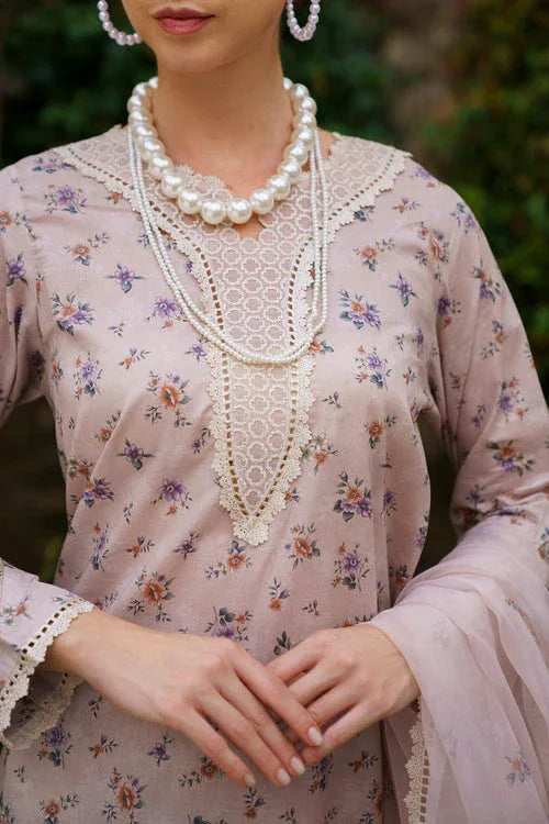 Baroque | Luxury Pret 24 | LAWN UF-590 - Aqsa Fabrics