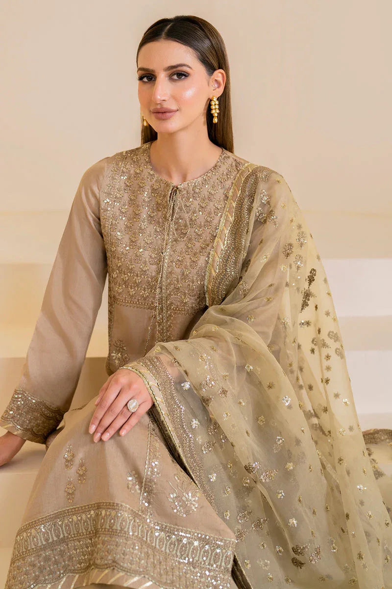 Jazmin | Formals Collection | Raw Silk UR-7024 - Aqsa Fabrics