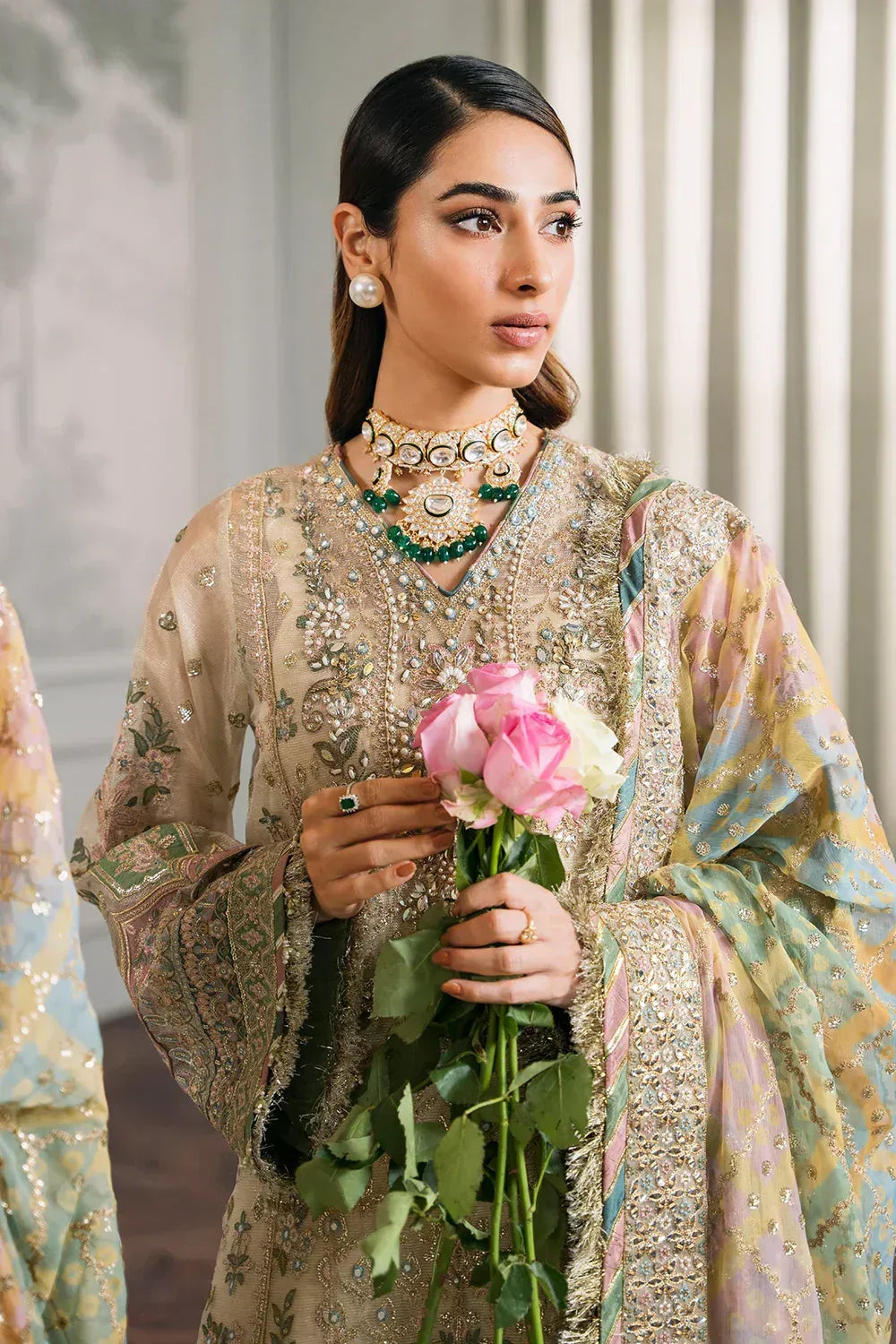 Baroque | Chantelle Embroidered Collection | CH12-04 - Aqsa Fabrics