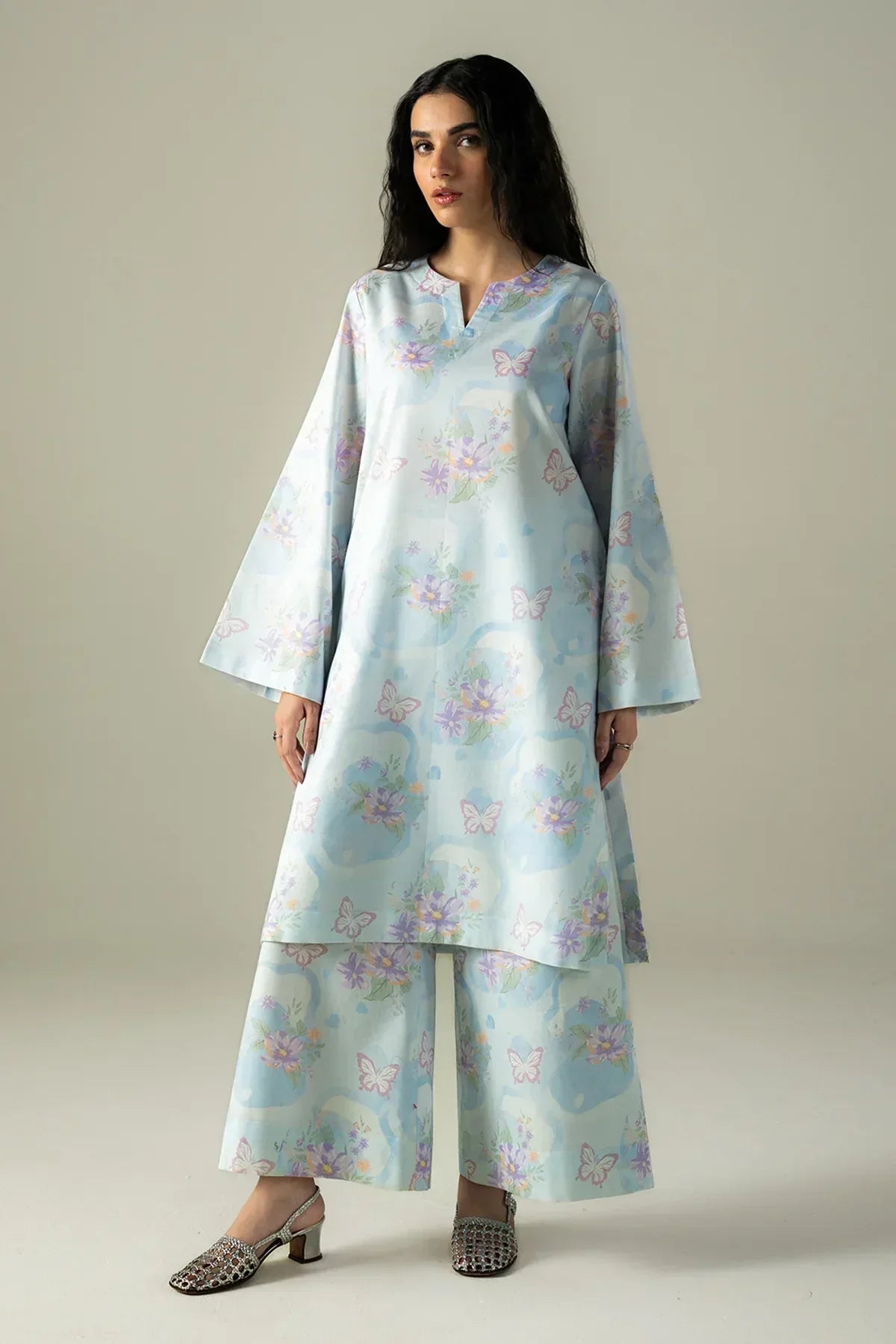 Afrozeh | Cords | Icy Muse - Aqsa Fabrics
