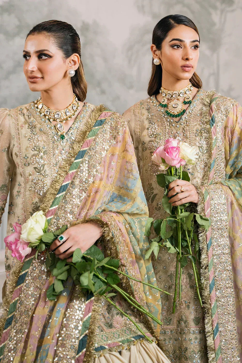 Baroque | Chantelle Embroidered Collection | CH12-04 - Aqsa Fabrics