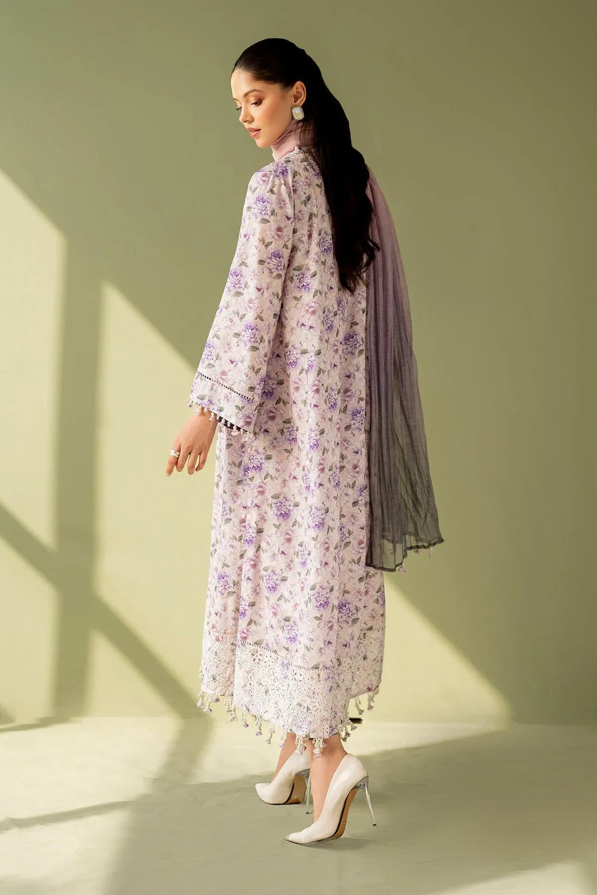 Baroque | Eid Printique | EMBROIDERED PRINTED LAWN UF-4168 - Aqsa Fabrics