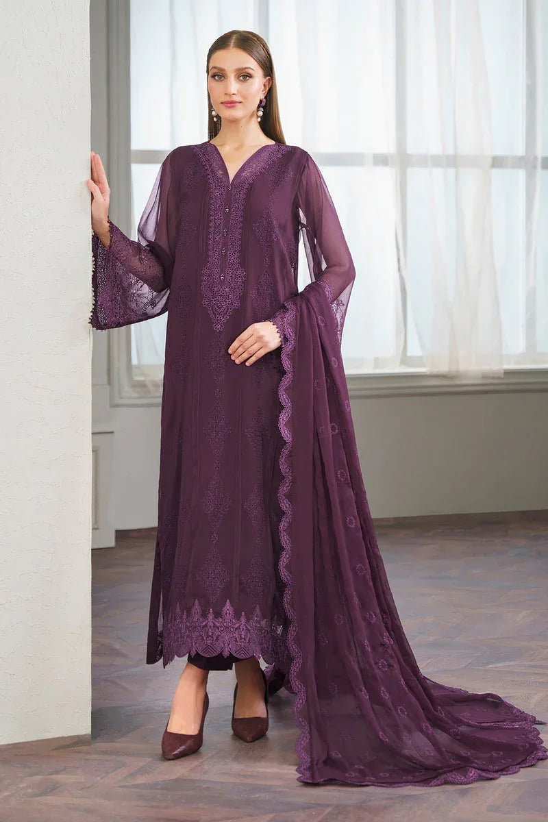 Baroque | Luxury Pret 24 | CHIFFON UF-519 - Aqsa Fabrics