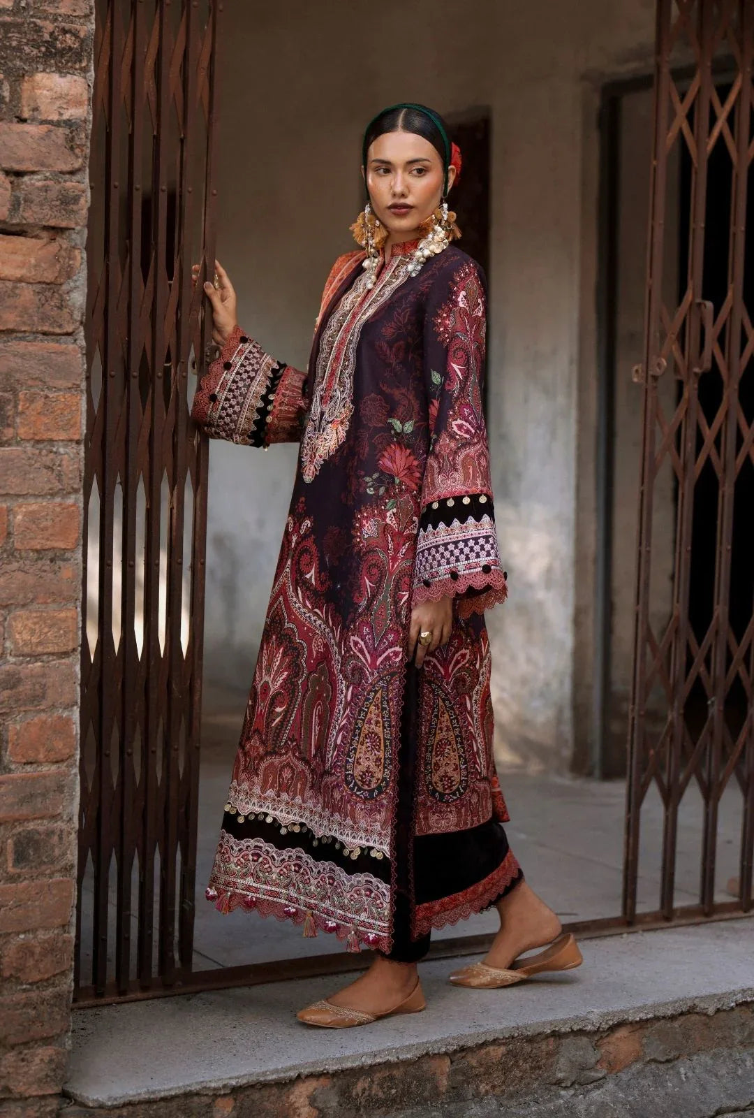 AJR Couture | Sard Sham | Naqsh - Aqsa Fabrics