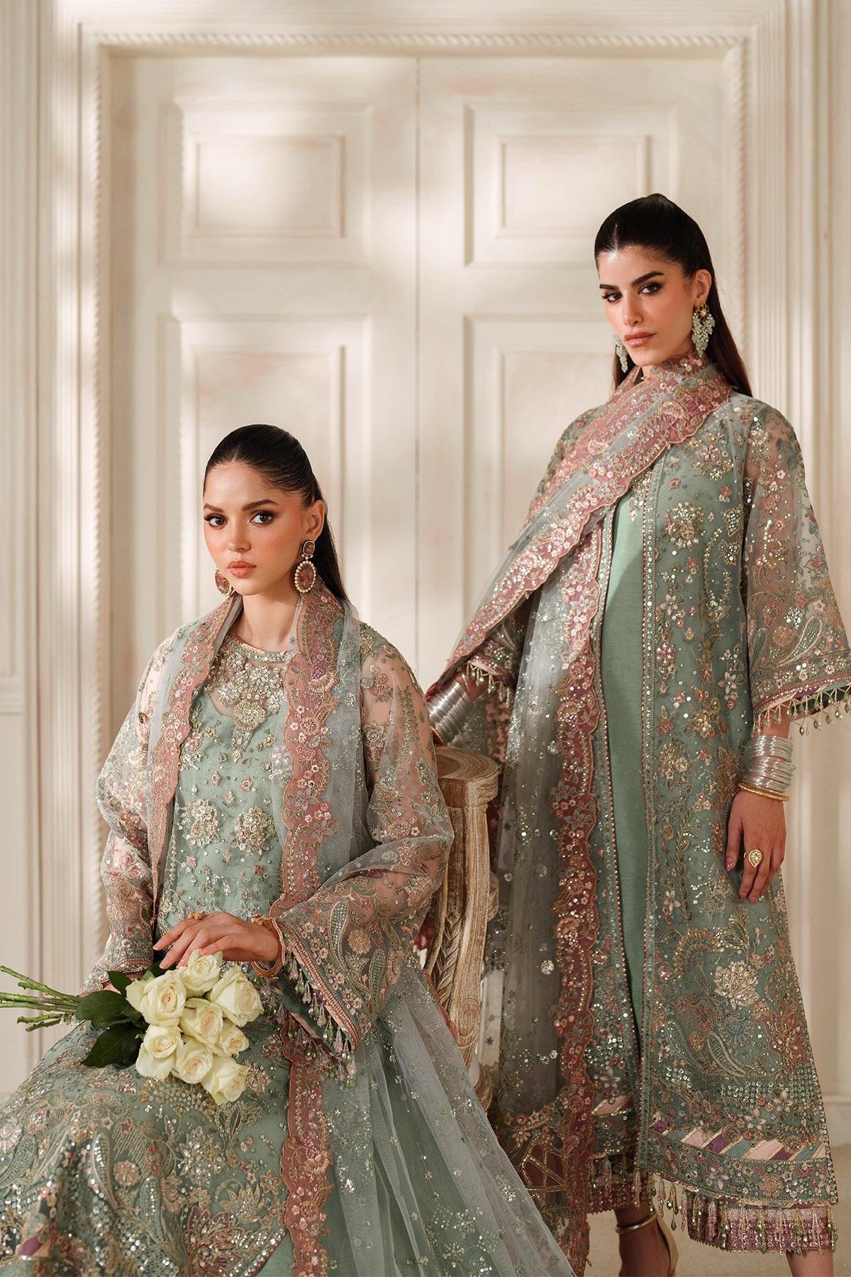 EMBROIDERED NET CH14-06 STITCHED
