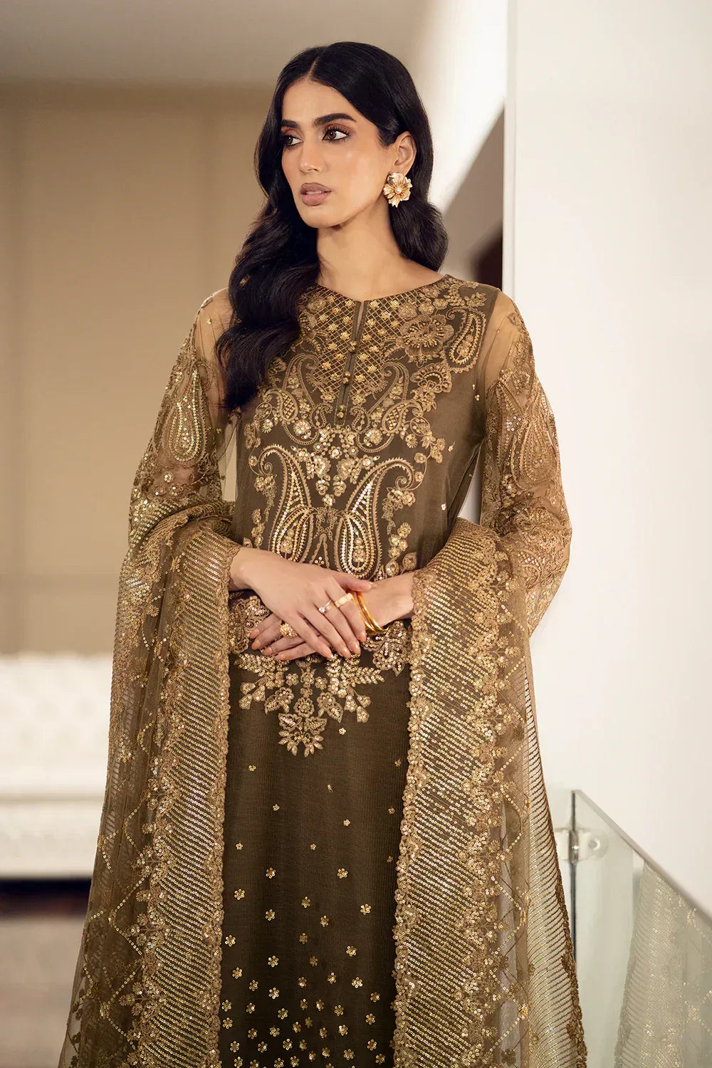 Baroque | Formals Collection | UF-508 - Aqsa Fabrics