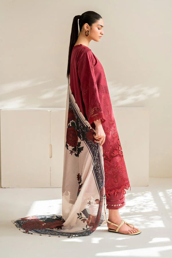Baroque | Luxury Pret 24 | LAWN UF-676 - Aqsa Fabrics