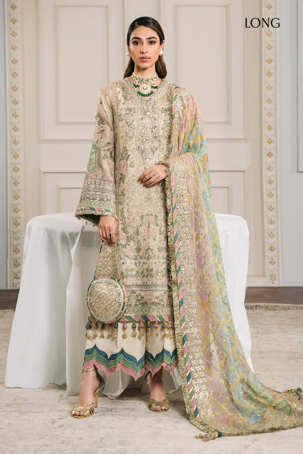 Baroque | Chantelle Embroidered Collection | CH12-04 - Aqsa Fabrics