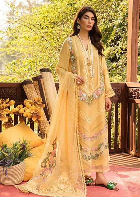 Saira Shakira | Luxury Pret | Daffodil - Aqsa Fabrics