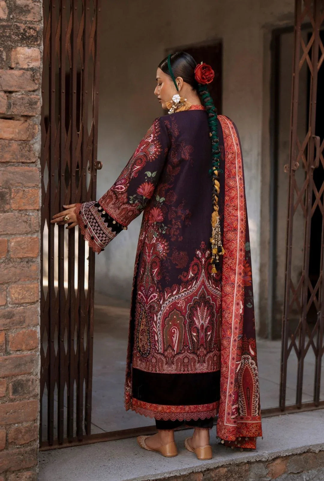 AJR Couture | Sard Sham | Naqsh - Aqsa Fabrics