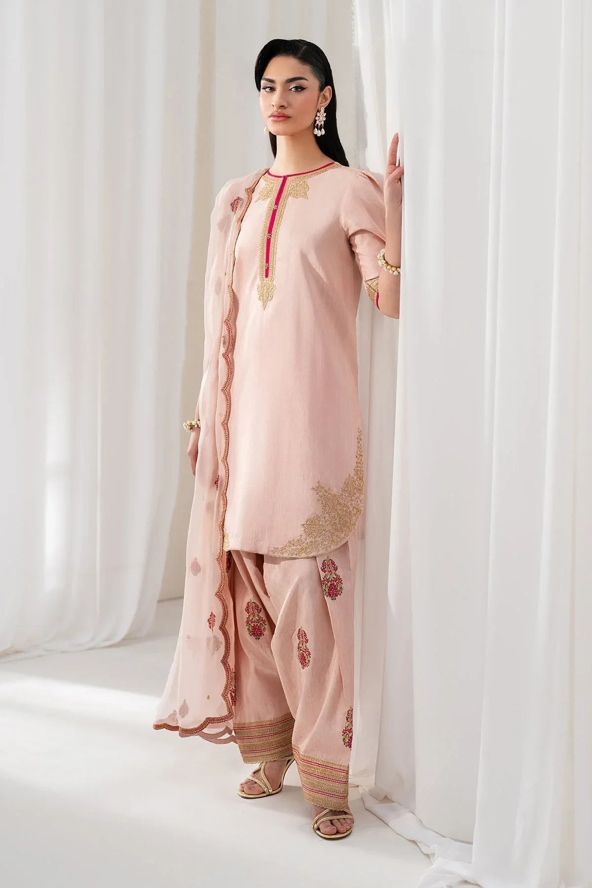 Baroque | Formal Collection | UF-4136 - Aqsa Fabrics