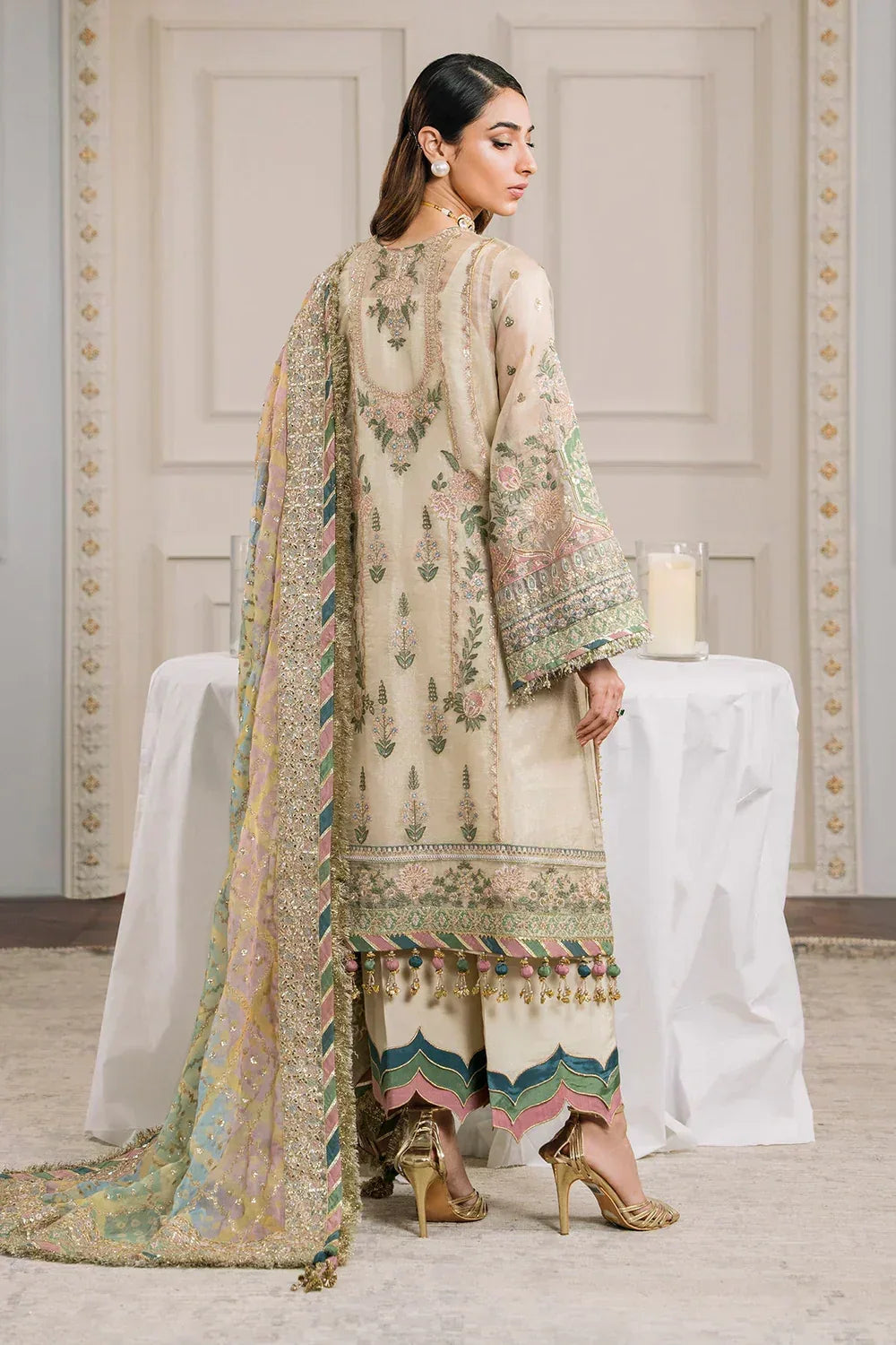 Baroque | Chantelle Embroidered Collection | CH12-04 - Aqsa Fabrics