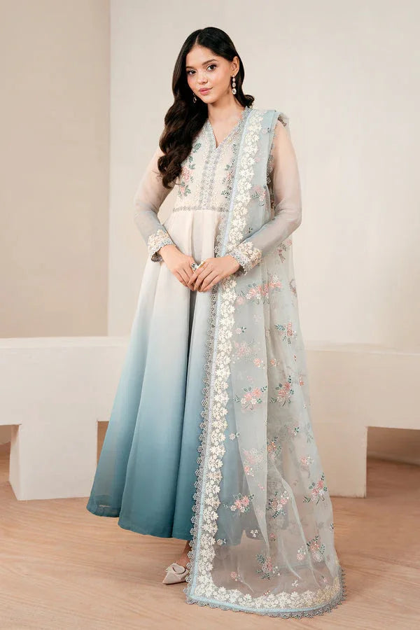 Baroque | Luxury Pret 25 | EMBROIDERED CHIFFON PR-1056 - Aqsa Fabrics