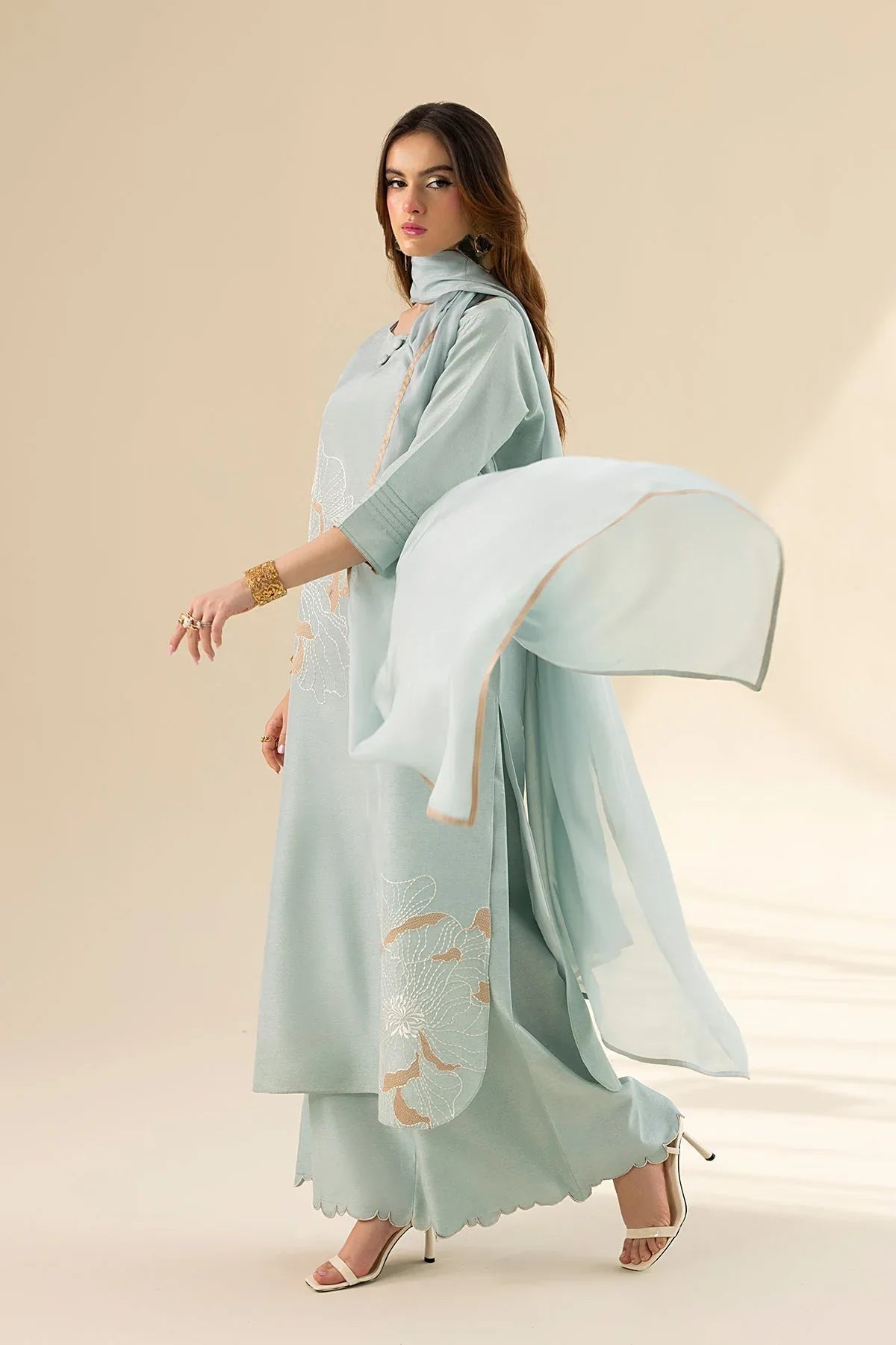 Erum Khan | Lillia Summer Edit | Aqua Breeze - Aqsa Fabrics