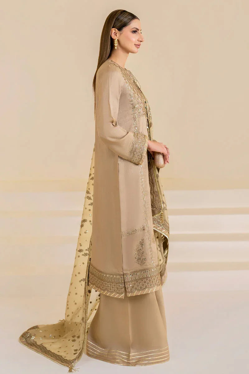 Jazmin | Formals Collection | Raw Silk UR-7024 - Aqsa Fabrics