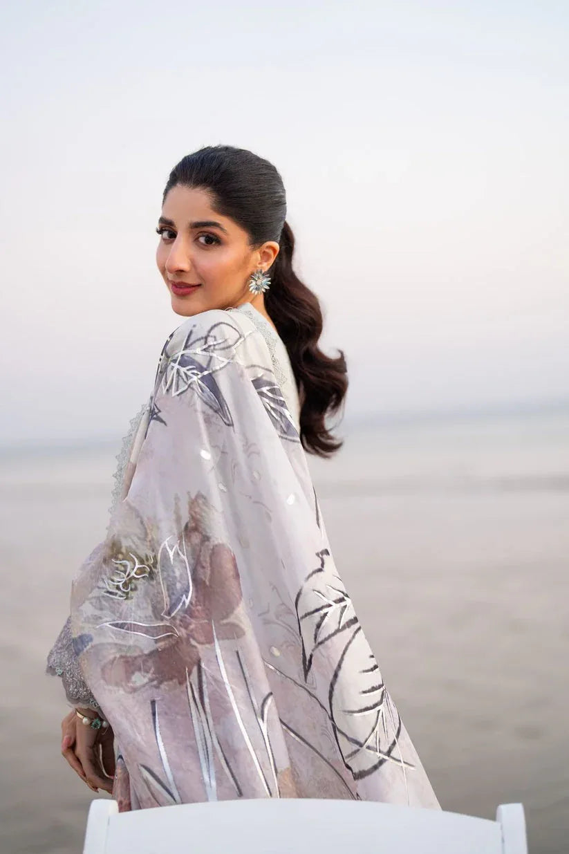 Aabyaan | Saagar Luxury Lawn 25 | ZUMAR (AS-10) - Aqsa Fabrics