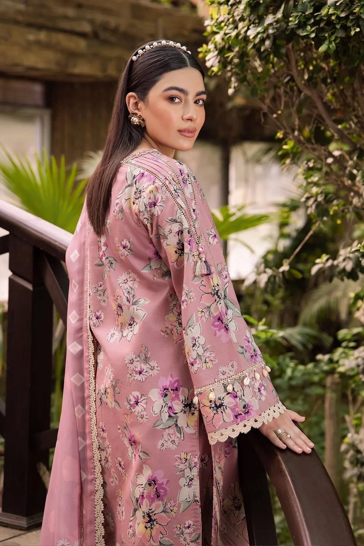 Alizeh | Sheen Lawn Prints 24 | CAMELIA - Aqsa Fabrics