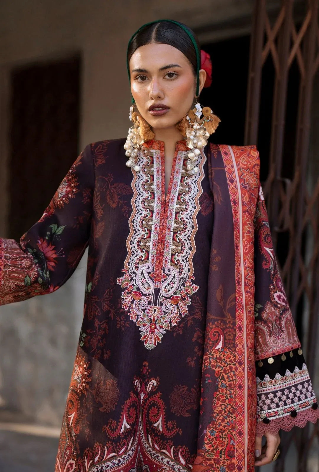 AJR Couture | Sard Sham | Naqsh - Aqsa Fabrics