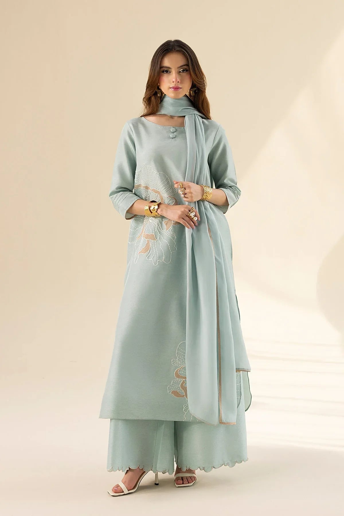 Erum Khan | Lillia Summer Edit | Aqua Breeze - Aqsa Fabrics