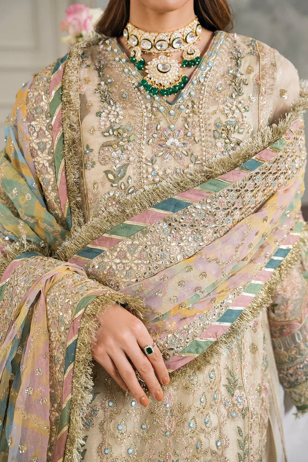 Baroque | Chantelle Embroidered Collection | CH12-04 - Aqsa Fabrics