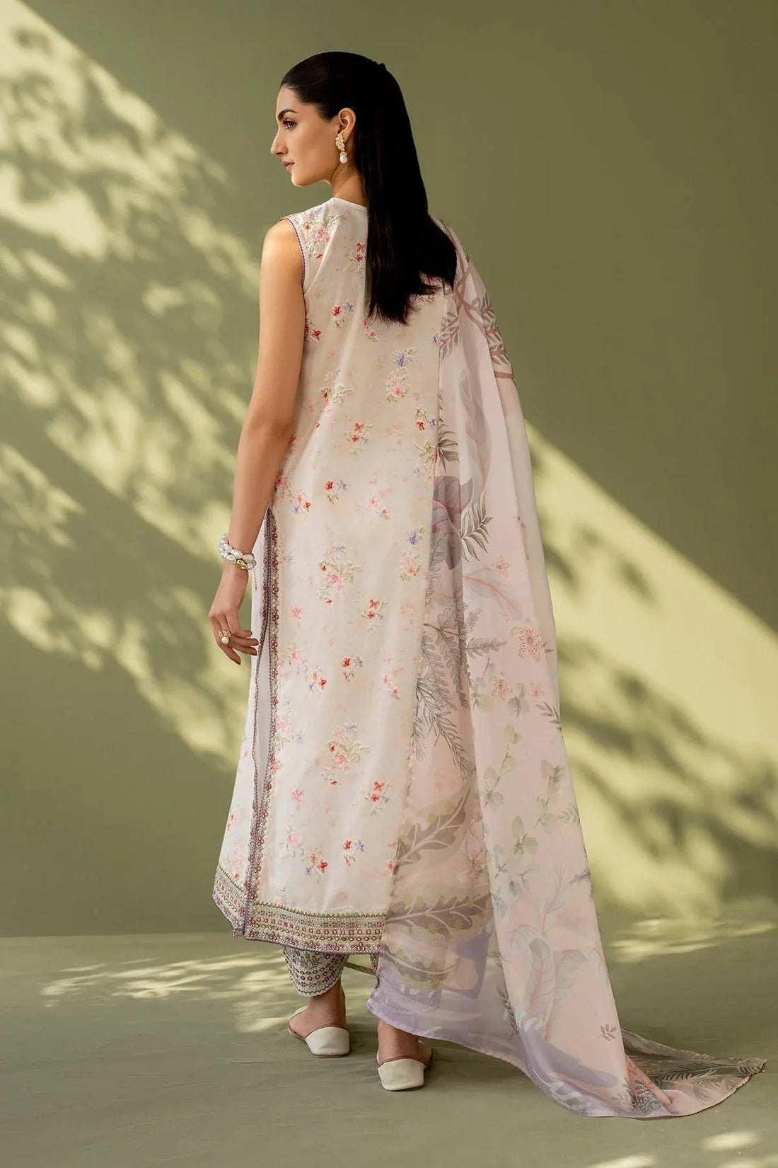 Baroque | Eid Printique | EMBROIDERED PRINTED LAWN UF-4169 - Aqsa Fabrics