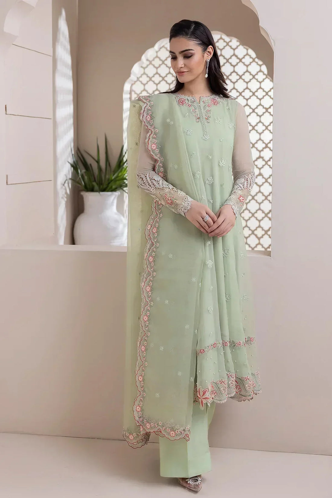 Baroque | Formals Collection | UF-418 - Aqsa Fabrics