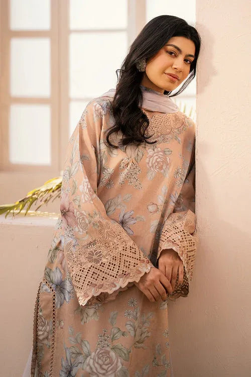 Baroque | Luxury Pret 24 | LAWN UF-597 - Aqsa Fabrics