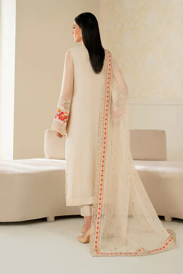 Baroque | Luxury Pret 25 | EMBROIDERED CHIFFON PR-1145 - Aqsa Fabrics