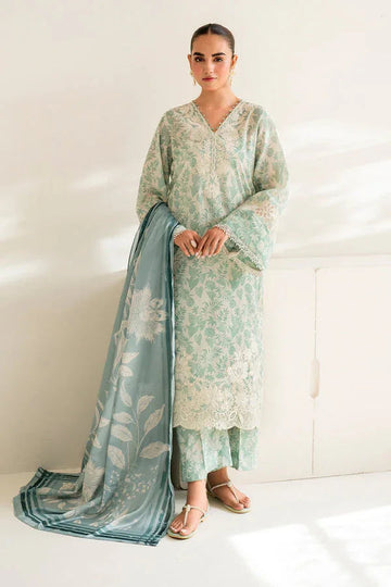 Baroque | Luxury Pret 24 | LAWN UF-677 - Aqsa Fabrics