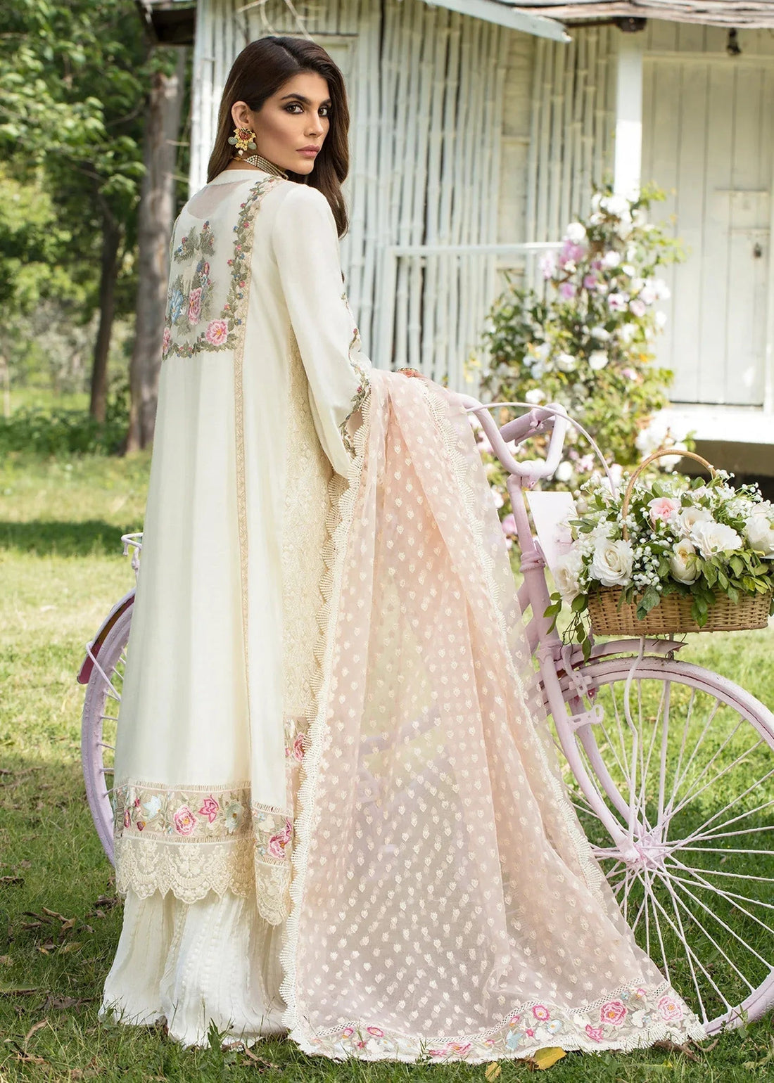 Saira Shakira | Luxury Pret | Blooming Jasmine - Aqsa Fabrics